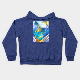 Nebula blue Kids Hoodie